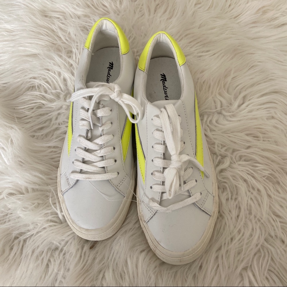 Madewell sidewalk low-top sneakers in leather